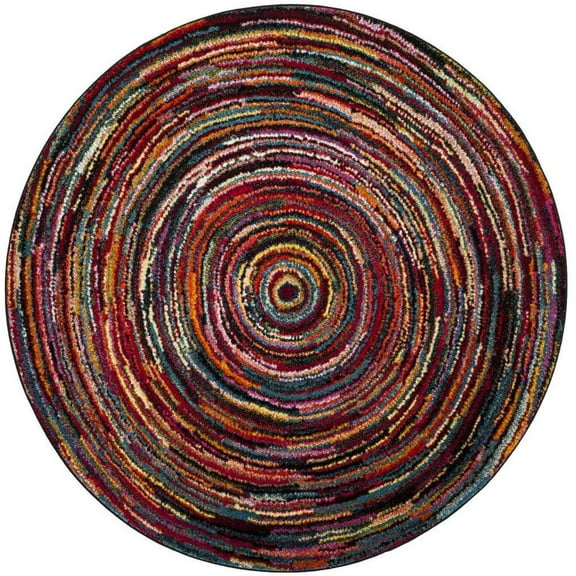 Safavieh ARUBA, MULTI, 6'-7" X 6'-7" Round, Area Rug, ARB500M-7R