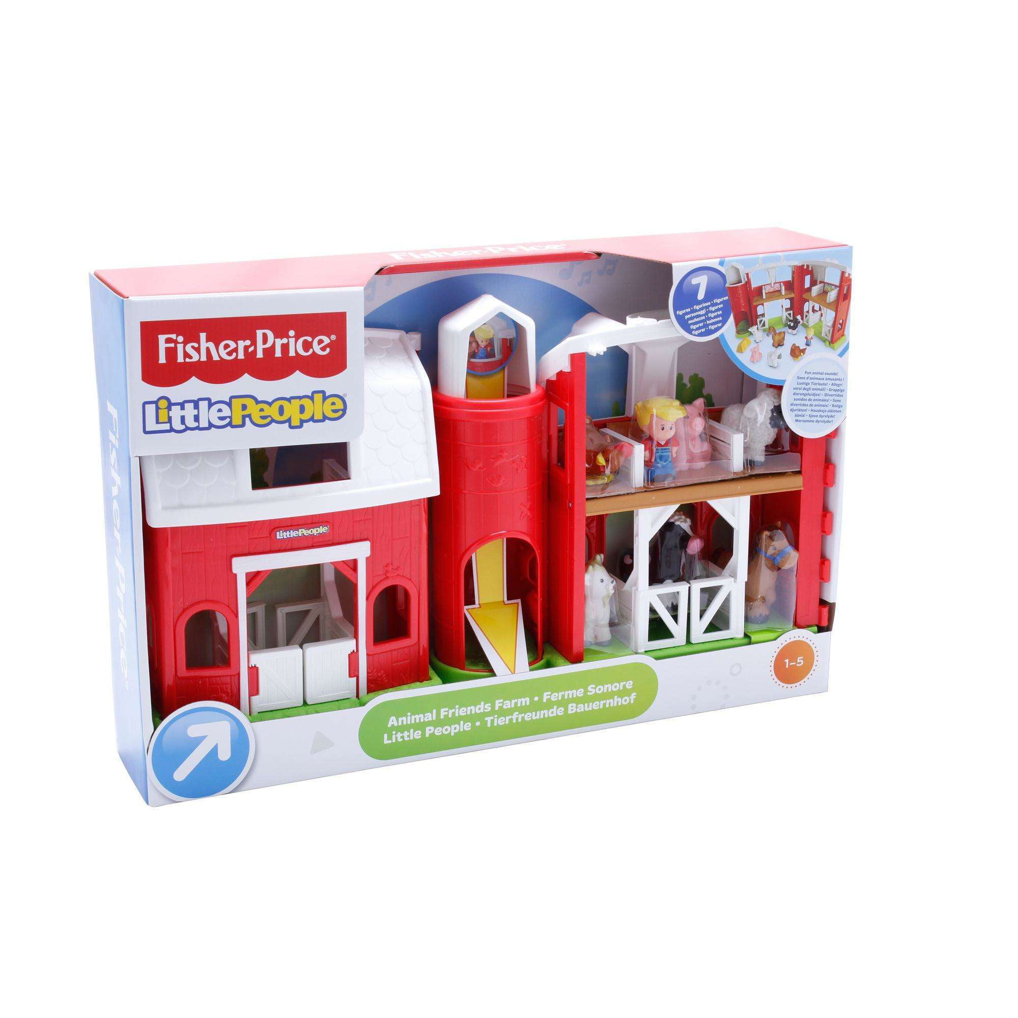Fisher-Price Little People Animal Friends Farm Gift Set of 7 Figures for sale online