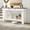 white+brown, variant on Ataucjin 54-Inch Long Console Table with Drawers, Wooden Rectangular Entryway Table with Open Storage Shelf, Sofa Table Behind Couch, Farmhouse Entry Foyer Table for Entryway, Hallway, Living Room