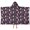 Cartoon Unicorn Star, variant on Cartoon Unicorn Star Heart Pattern Hooded Bath Towel,50"x30" for Ages 3 To 12 Kids, Quick Dry Lightweight Soft Microfiber Hood Beach Towel Cover Up for Kids