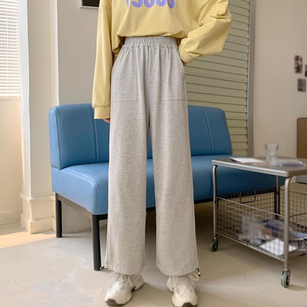 Korean style high waist suit ninth pants trousers harem pants women slim  fit casual apricot pants tapered long pants, Women's Fashion, Bottoms,  Other Bottoms on Carousell