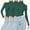 Green, variant on Women's Fleece Lined Turtleneck, Fitted Turtleneck Fleece Pullover Warm High Neck Casual Top Base Layer Women's Turtleneck Fitted Casual Turtleneck Fleece Pullover