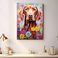 thumbnail image 2 of Vizsla Dog Arts Canvas - Large Abstract Paintings Colorfull Wall Art Dog Decor Dog Room Decor Animal Wall Art Animal Canvas, 2 of 4