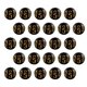 thumbnail image 1 of 200pcs Buddhist Spacer Charms for Jewelry Making – Black Six Word Beads for DIY Bracelets, Necklaces & Spiritual Gifts, 1 of 3