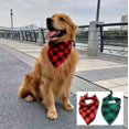 thumbnail image 4 of Bandana Pañuelo Grande Dods A Cuadros Para Mascotas Perros, 4 of 4