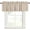 Beige, variant on Light Brown Blue Striped Kitchen Valances for Windows, Modern Farmhouse Vertical Stripes Bathroom Window Valances 60x18 Inch Rod Pocket Window Treatments Valance Curtains for Living Room Bedroom