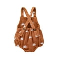 thumbnail image 4 of Qiylii Newborn Baby’s Romper, Sun Printed Button Sleeveless Suspender Bodysuit, 4 of 9