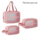 thumbnail image 1 of Neceser de viaje para mujer, bolsa portátil de PVC impermeable con cremallera transparente, estuche de maquillaje, Kit de lavado femenino, 1 of 4