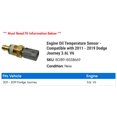 thumbnail image 2 of Engine Temperature Sensor - Compatible with 2011 - 2019 Dodge Journey 3.6L V6 2012 2013 2014 2015 2016 2017 2018, 2 of 2
