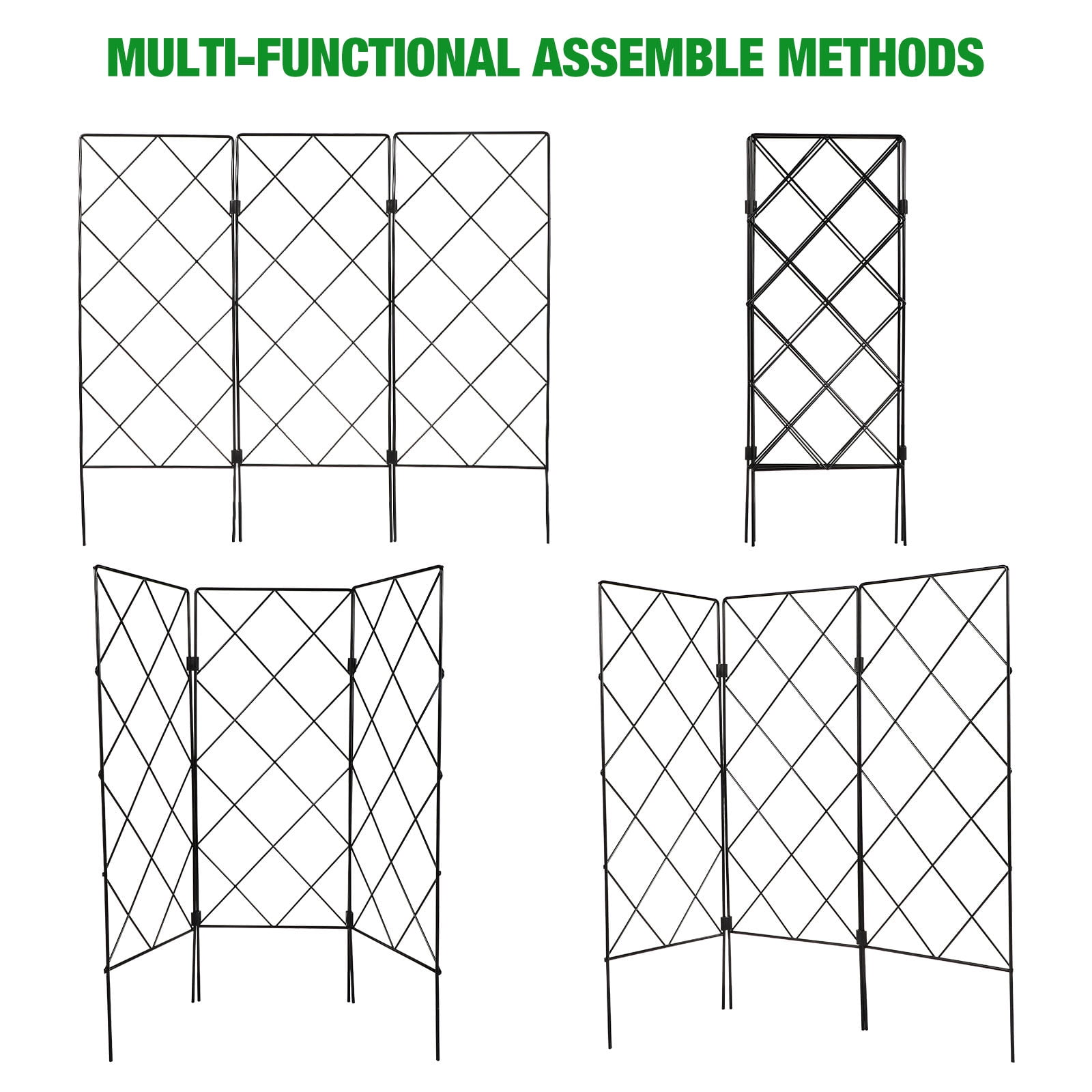 Pawsdot Strong Iron Plant Support Rack for Tomato Cucumber and Vine Plants
