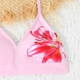 thumbnail image 7 of Girls Three Piece Swimsuit Floral Backless Halter Neck Quick Dry Beach Swimwear Bathing Suit for Girls Size 7-16 Years, 7 of 7