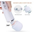 thumbnail image 3 of Powerful Personal Wand Massager, Happon Handheld Electric Back Massager with 10 Vibration Modes, Sports Recovery and Relieve Deep Tissue Muscle Pain for Neck Back Shoulders Legs (White), 3 of 6