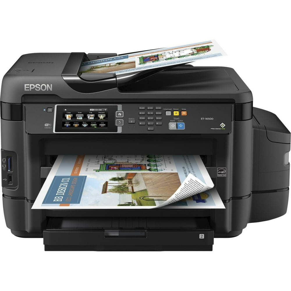 Epson WorkForce ET16500 Wireless Inkjet Multifunction Printer, Color