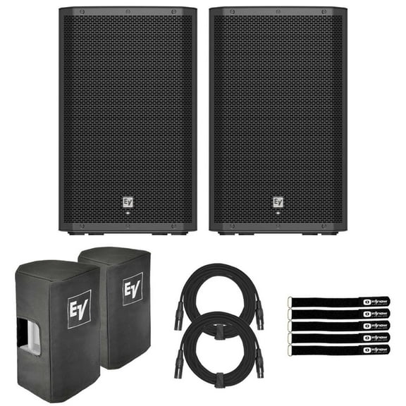 Electro-Voice ZLX-15P-G2-US 15" 2-Way Powered Speaker 2-Pack with Covers Package