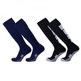 thumbnail image 3 of Fashion Men Boys Cotton Leg Compression Long Socks Stretch Relief Soft Socks Plain Over Knee High Sock, 3 of 5