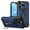 Navy, variant on TECH CIRCLE Phone Case For iPhone 16 Pro,Sliding Camera Protector Silicone Plastic Composite Case Shockproof Drop Proof Rugged Kickstand Card Holder Cover for Apple iPhone 16 Pro 2024,Navy