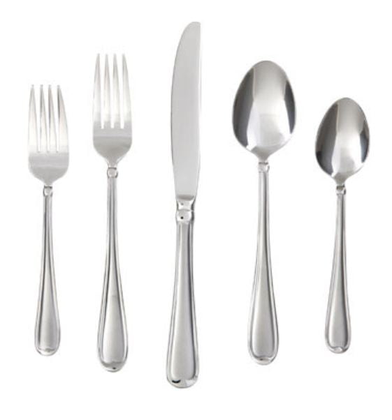 Cambridge 33945CSLG1 Allure Flatware, Stainless steel, 45 piece