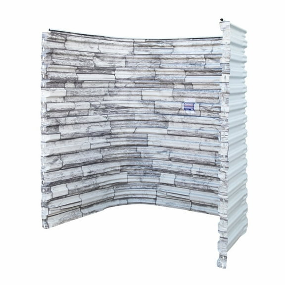 Quick-Ship Tuffwell Metal Heavy-Duty Window Well (Stoneview, 49" W x 36" P x 60" D)