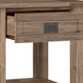 thumbnail image 4 of Simpli Home Monroe 22 inch Solid Acacia Rustic End Table in Rustic Natural Aged Brown (Set of 2), 4 of 5