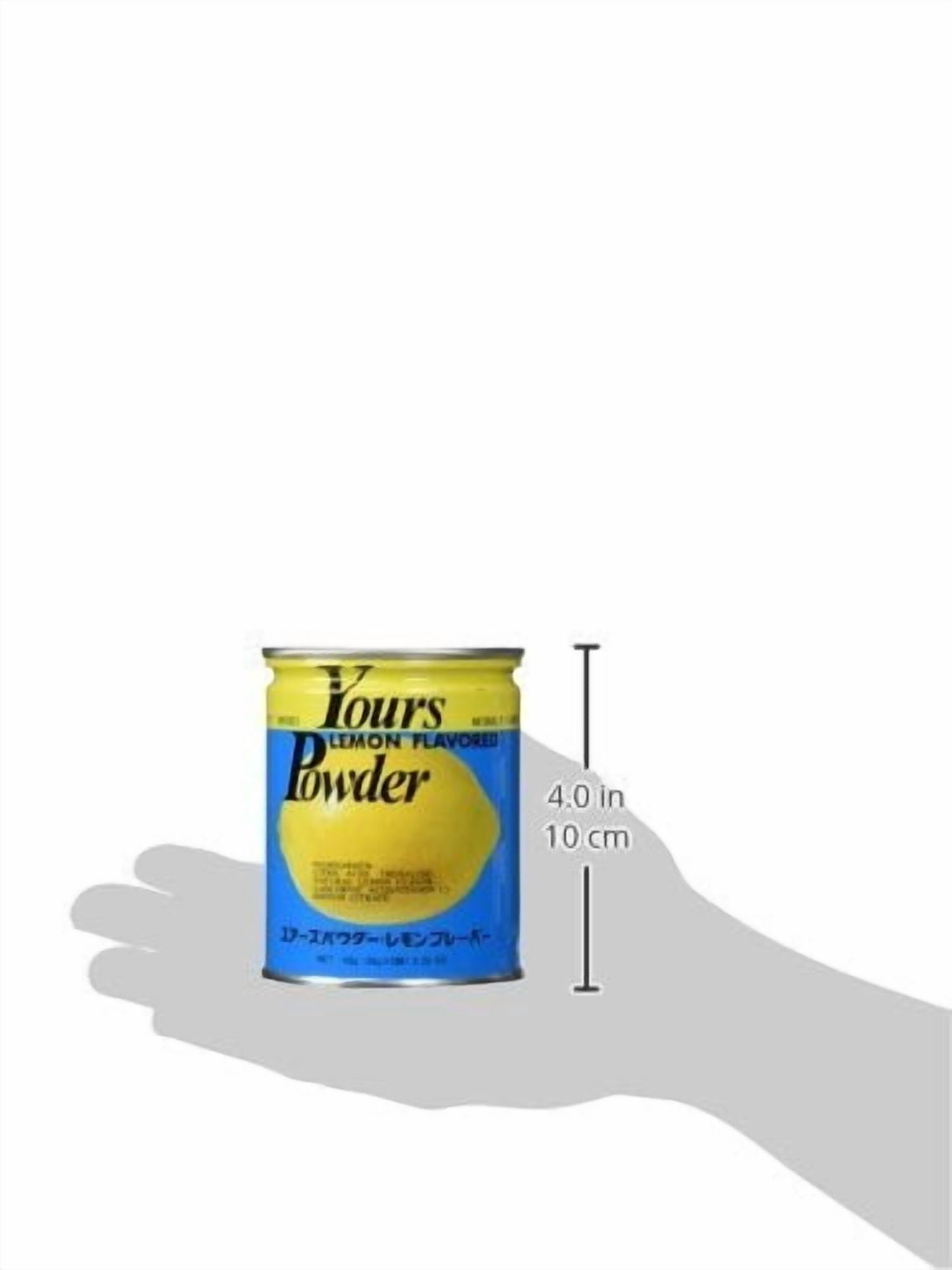 Yours (Japan) Lemon Flavored Powder, 5.2 oz. / 2 cans + Calamansi Sampler Sachet
