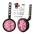 thumbnail image 2 of DYNWAVECA Roues Stabilisatrices pour Vélo d'Enfants Roues Auxiliaires, Portables, Remplacement, Accessoires de Cyclisme Stabilisateurs de Vélo Réglables Robustes Rose, 2 of 10