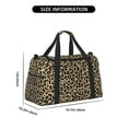 thumbnail image 4 of Ratiio Leopard Print-1 Pattern Hand Travel Bag, Weekender Carry On for Women Men, Sports Gym Bag, Workout Duffel Bag, Overnight Shoulder Bag fit 15.6 Inch Laptop, 4 of 6