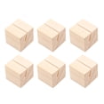thumbnail image 3 of MasteelfCA 10 Pcs Support d'Affaires en Bois de Forme Carrée Support Photo Support d'Image Support Mémo Fait à la Main (3x3x3cm), 3 of 7