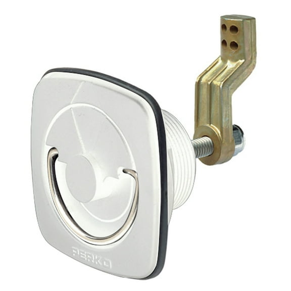 Perko 1082DP3WHT Flush Latch - 1-1/16" to 2-9/16" Cam, White