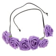 thumbnail image 1 of Diadema de Flores Gloria Diadema de rosas Lila, 1 of 5