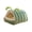 Green/Pink, variant on MTBLYS Pet Bed Semi Enclosed Removable Washable Indoor Foldable Cat Cave Soft Warm Cozy Cat Bed Small Dog Bed Thickened Cotton Nest 13.78X13.78X9.06 Inch Cats Dogs Use