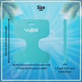 thumbnail image 3 of VOS Oasis Premium Water Solid Saddle Floats for Adults and Kids - Ultra Buoyant, Double Coated, Comfortable Floating Seats for Pool, Beaches, Lakes, Water Parks, Pack of 2 (Sonic Seafoam), 3 of 8