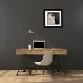 thumbnail image 3 of Atelier B Art Studio 15x15 Black Ornate Wood Framed with Double Matting Museum Art Print Titled - BUSHY RAM, 3 of 4