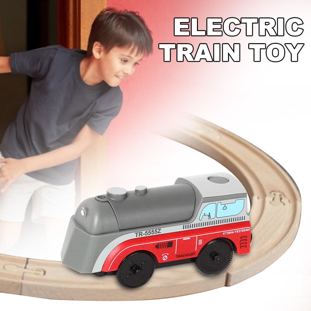 battery powered train for wooden track