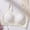 White, variant on Ovbmpzd White Everyday Underwear Bras for Women No Underwire Seamless Soft Support Push Up Underwear Bras V Neck Comfy Bras Plus Size,M
