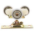 thumbnail image 5 of KAKOWELY screen roller Sliding Glass Door Wheels Metal Housing Ball Bearings Concave Plastic Wheel Replacement Hardware for Screen Doors Gates Windows2.56"X1.89"X1.57", 5 of 5