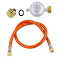thumbnail image 3 of Gas Regulator, Accessory,1/2Inch Adapter, Part, Metal Hose Fittings, Connector,5ft Hose for Heaters, 3 of 5