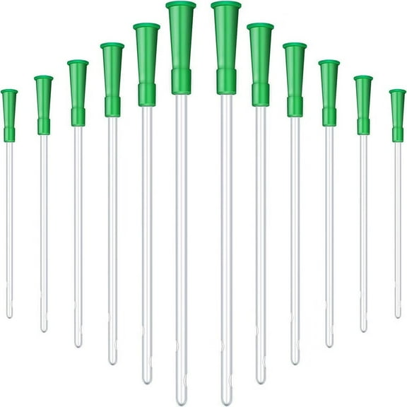 HDUYFYD Replacement Tubings Supplies Tubes Kit Clear Replacements Hose with Flexible Rounded End for Smooth Insert (30 Pieces,14 FR)