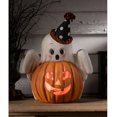 thumbnail image 2 of Boo Ghost with Party Hat Over a Jack-O-Lantern, Paper, Multicolor, TJ3304$$Tools & Hardware Other, 2 of 3