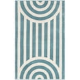 thumbnail image 2 of Unique Loom Whimsy Kids Collection Area Rug - Lines (2' x 3' 1" Rectangle Sky blue/Ivory), 2 of 9