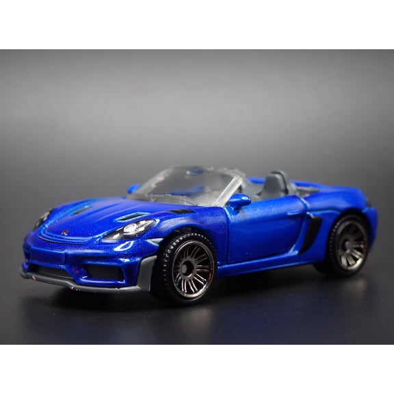 Open Box 2022-2025 PORSCHE 718 SPYDER RS SUPER CAR 1:64 SCALE DIORAMA DIECAST MODEL CAR