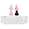 thumbnail image 3 of IBTOM CASTLE Teen Girls Floral Spaghetti Strap Sundress Party Dress | Adjustable Bow V Neck Ruffle Summer Dress, Tween Girls Graduation Dance Dress,Teens Birthday Holiday Dresses Pink-floral, 3 of 7