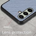 thumbnail image 5 of For Samsung Galaxy S25 Case Carbon Fiber Texture PU PC TPU Phone Back Cover - Green, 5 of 5
