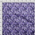 thumbnail image 4 of oneOone Viscose Jersey Violet Fabric Abstract Quilting Supplies Print Sewing Fabric By The Yard 60 Inch Wide, 4 of 4