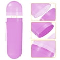 thumbnail image 4 of Unique Bargains Portable Toothbrush Case with Hook Traveling Toothbrush Holders Case Plastic Purple 8.07"x2.36"x1.38", 4 of 7