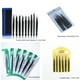 thumbnail image 1 of Juego de pinzas de tela de 9 piezas, juego de pinzas antimagnéticas de acero inoxidable duro, electrónicas, rectas, puntiagudas, redondas, planas, codos, electrostáticos, gadgets de bricolaje, 1 of 5