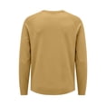 thumbnail image 4 of Fabrcox Shirt Long Sleeve Men Crew Neck Raglan Shirt Men Lightweight Breathable Sun Protection Going Out Running Men Workout Shirt Khaki XL, 4 of 7