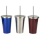 thumbnail image 1 of Vaso de acero inoxidable con tapa y popote 470 ml HDS Trading VF44892, 1 of 3