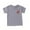 Gray, variant on Utoimkio Kids Boys Girls Casual Heart Print Tees Short Sleeve Crewneck T Shirts Summer Casual Tops for Boys Girls 4-16 Years