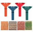 thumbnail image 1 of LEEYNEER Sumrftn Coin Sorter Plastic Counter with 4 Tubes & 100 Wrappers  Multicolor  4-Piece, 1 of 6