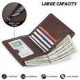 thumbnail image 4 of GAEKEAO Mens Slim Bifold Wallet RFID Blocking, Front Pocket Leather Wallet with Zipper Coin Pocket, Minimalist Thin Credit Card Holder for Men, 4 of 9